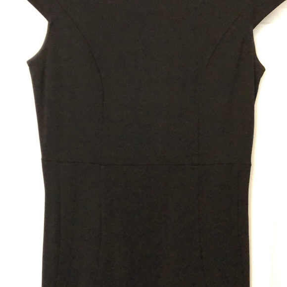 Black knit fitted dress - Picture 3 of 6